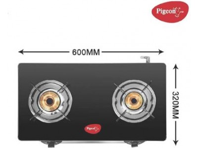 PIGEON AYUSH 2 BURNER GAS STOVE