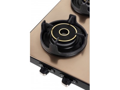 Blowhot Sapphire SS Gold 4 Burner Gas Stove 