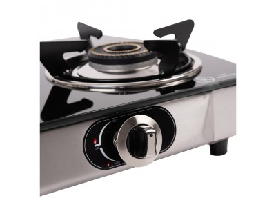 Blowhot Jasper 3B Black Non Auto Glass top gas stove