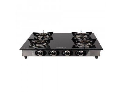 Blowhot Jasper 4B Black Auto Ignition Glass top gas stove