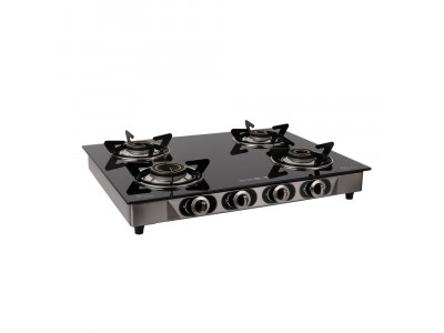 Blowhot Jasper 4B Black Non Auto Glass top gas stove