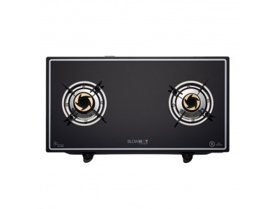 Blowhot Opal 2 Burner Non Auto Glass Top  Gas Stove