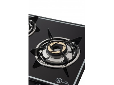 Blowhot Opal 3 Burner Glass Top  Gas Stove