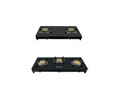 Castor Sleek 3 B and GS 02 B gas stove Combo (Individual Branding)