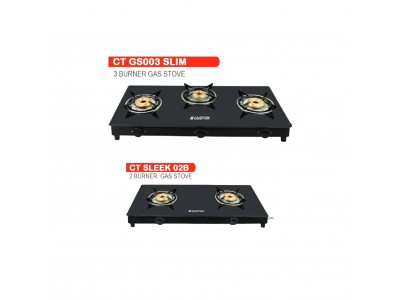 Combo Of Castor Gas Stove CT GS03 SLIM & CT SLEEK 2B