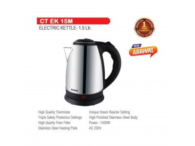 Castor Electric Kettle 1.5 Ltr