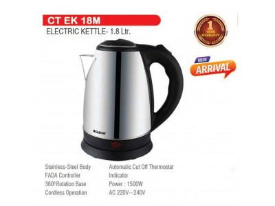 Castor Electric Kettle 1.8 Ltr