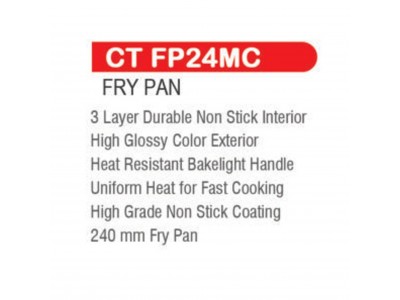 Castor Fry Pan (CT FP 24 CM) 