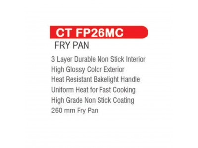 Castor Fry Pan (CT FP 26 CM) 
