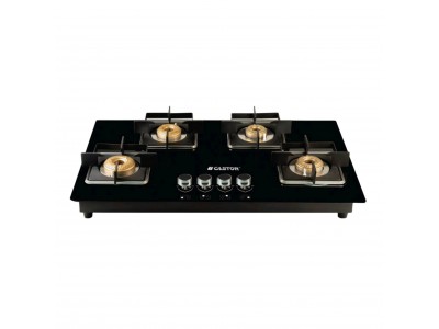 Castor 4 Burner Glaze Glass Hob 