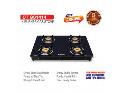 Castor 4 Burner Gas Stove-CT  GS 1414