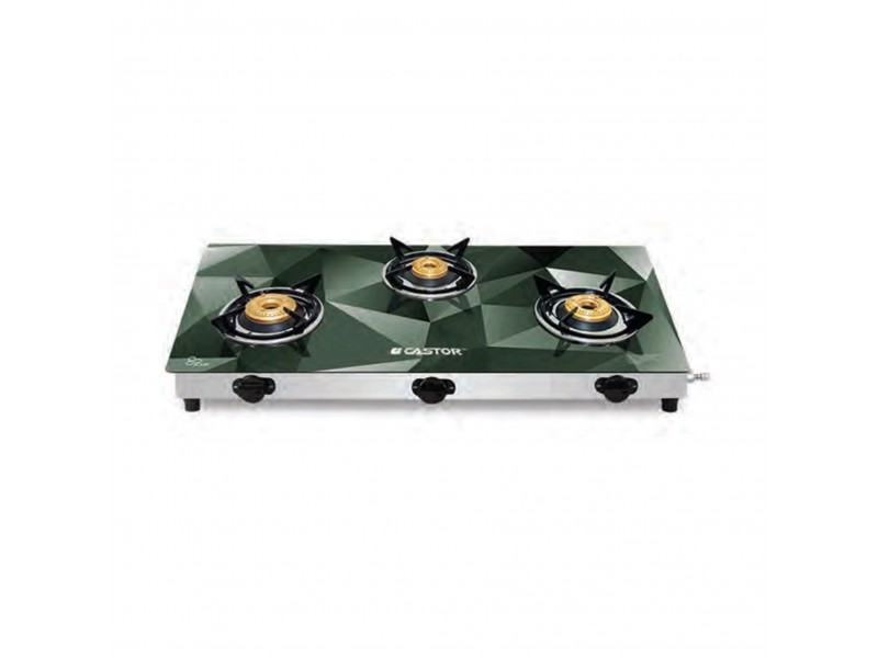 Castor 3 Burner Slim Gas Stove-CT GS003 DD