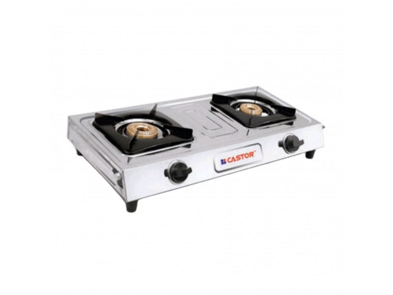 Castor 2 Burner Mini Stainless Steel Gas Stove CTSSGS02MINI19