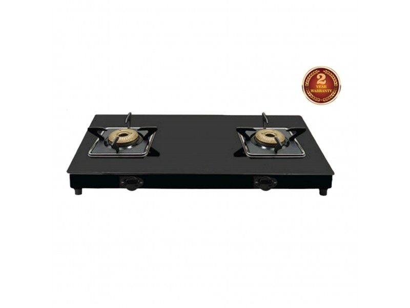 Castor Star 2 Burner Glass Top Gas Stove-CT STAR 02