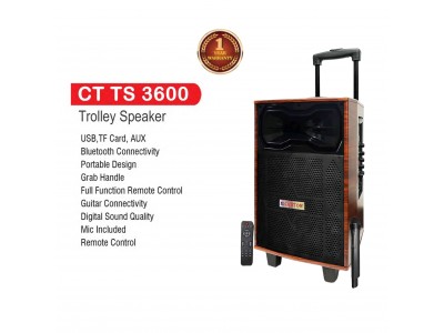 Castor Trolly Bluetooth Speaker 70W CT TS3600