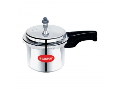 Castor Aluminium Pressure Cooker 5 Ltr