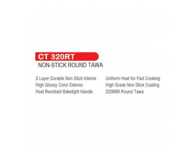 Castor Non Stick Round Tawa 320 cm