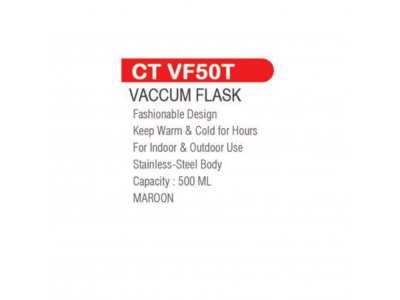 Castor Steel Vacuum Flask 500 ml