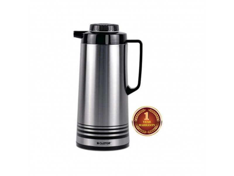 Castor Steel Vacuum Jug Flask 1600 ml