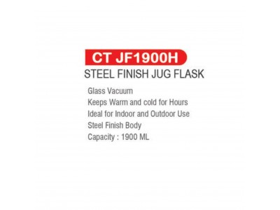 Castor Steel Vacuum Jug Flask 1900 ml