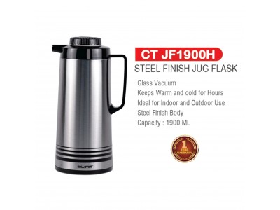 Castor Steel Vacuum Jug Flask 1900 ml