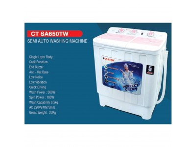 Castor Semi Auto 6.5 Kg Washing Machine