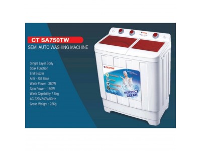 Castor Semi Auto 7.5 Kg Washing Machine
