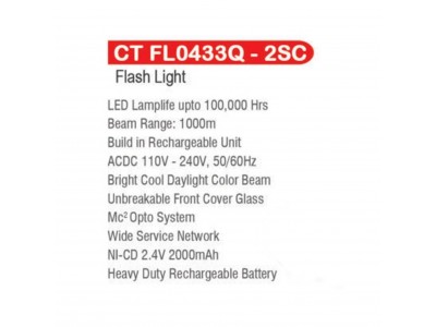 Castor Flash Light (CT FL0433Q - 2SC)