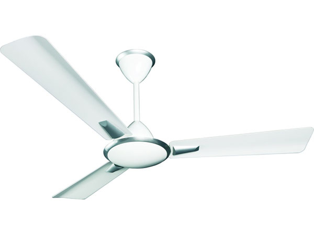 Crompton Aura Metallic 600mm New White Ceiling Fan