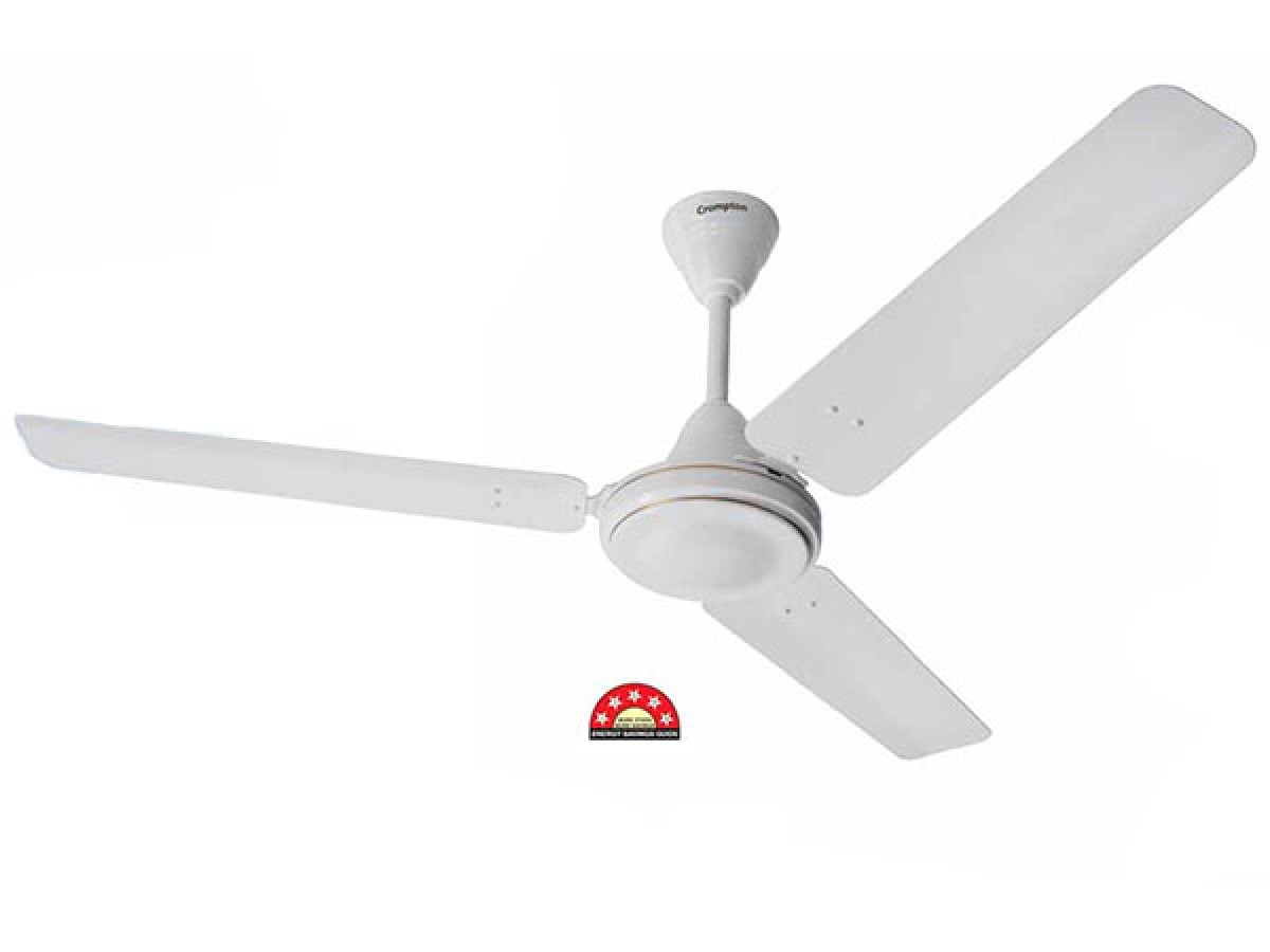 Crompton High Speed Plus 1200mm Opal White Ceiling Fan