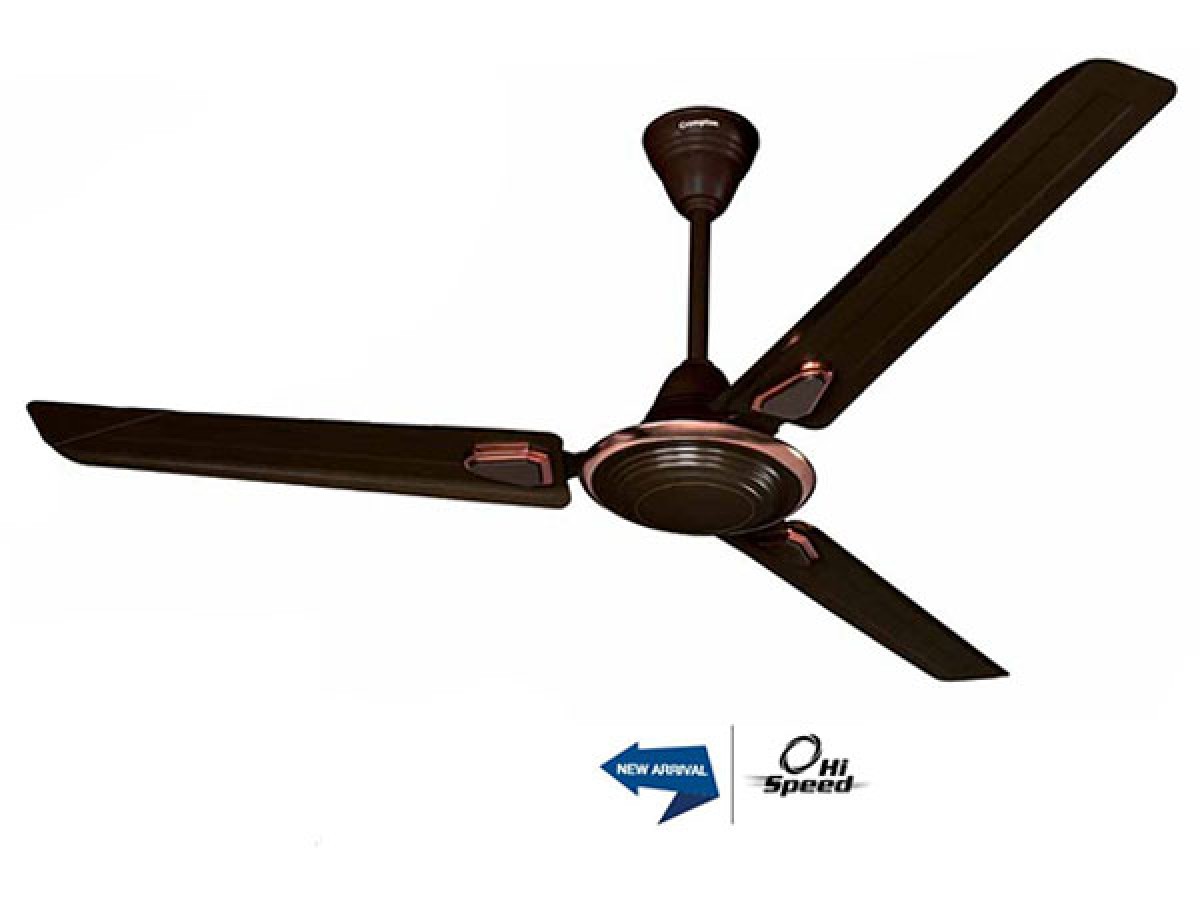 Crompton Super Briz Deco 900mm Smoked Brown Ceiling Fan