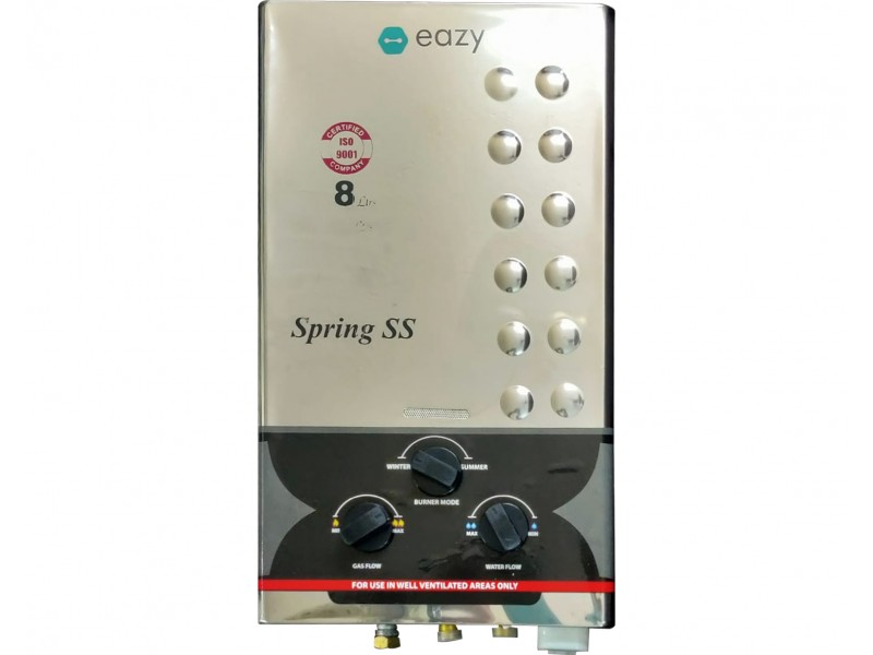 Eazy Gas Geyser Spring SS 8L (1kg, 3 Liner)