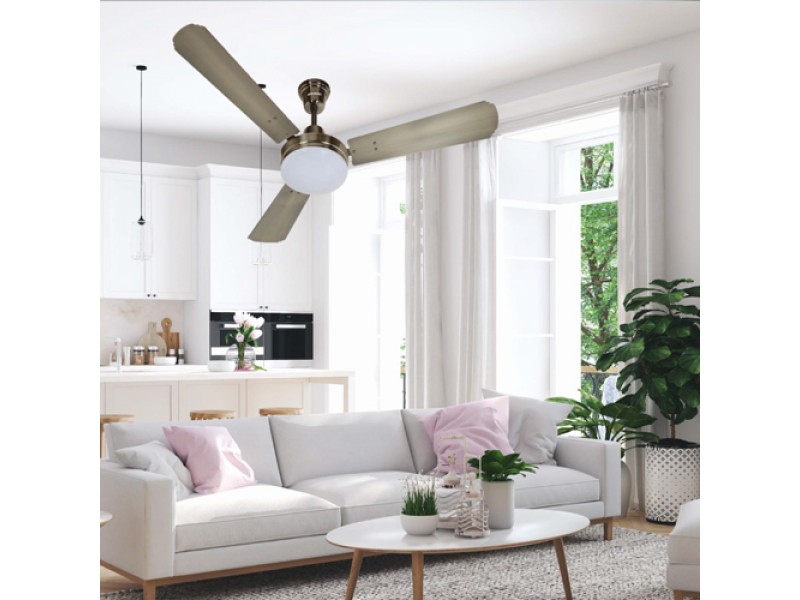 Infra Luna Platted Ceiling Fan HS 1200mm White