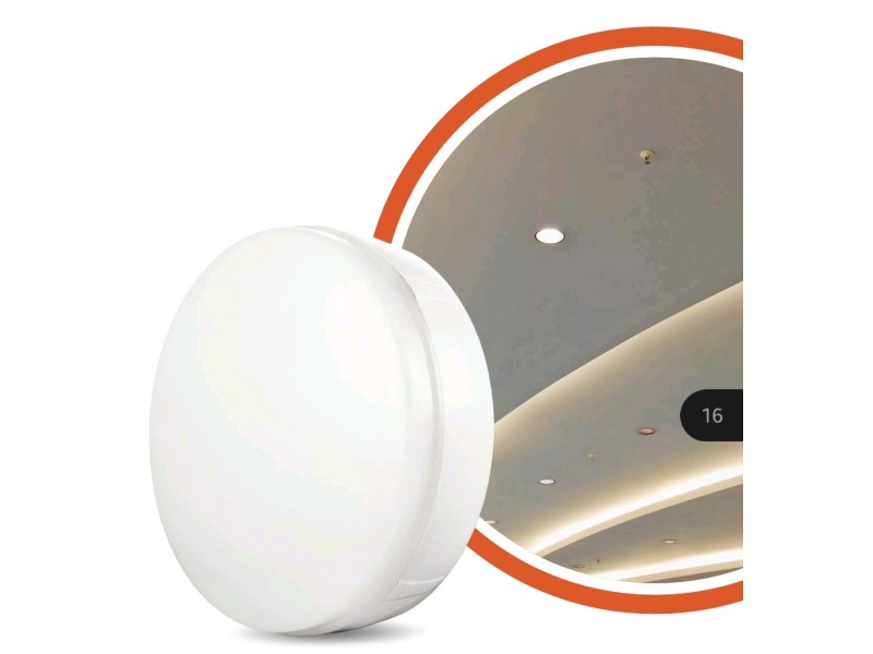 Infra Market LED Round Surface Mounted Light 10W/ 6500K 