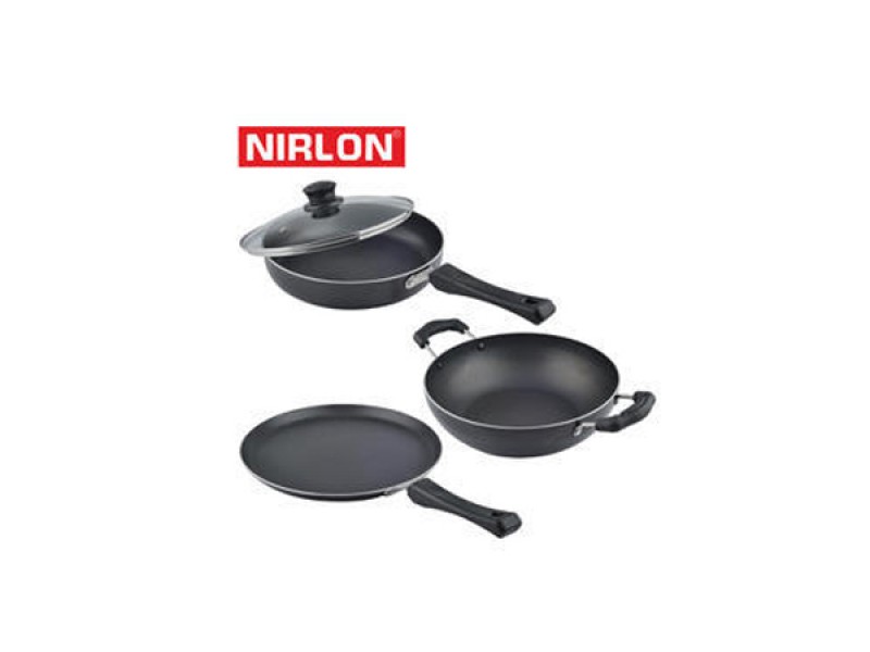 Nirlon Induction Cookware Gift Set 3Pcs