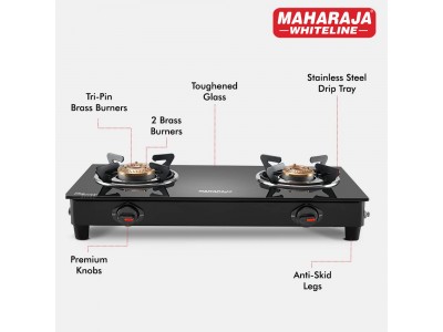 Maharaja Whiteline LPG 2 Burner Belenus Neo