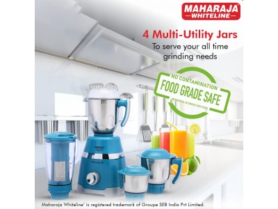 Maharaja Whiteline Duramaxx 800W  4J Mixer Grinder