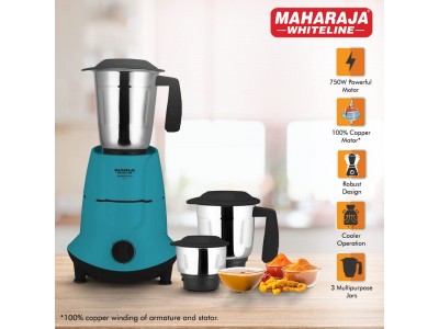 Maharaja Whiteline Superio DLX 750W 3 Jar Mixer Grinder