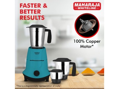 Maharaja Whiteline Superio DLX 750W 3 Jar Mixer Grinder