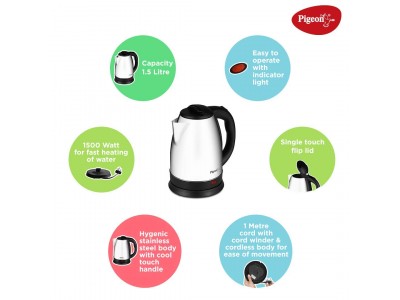 PIGEON ELECTRIC KETTLE HOT(1.5LTR)