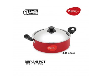 PIGEON BIRYANI POT 4 LITRE WITH STAINLESS STEEL LID