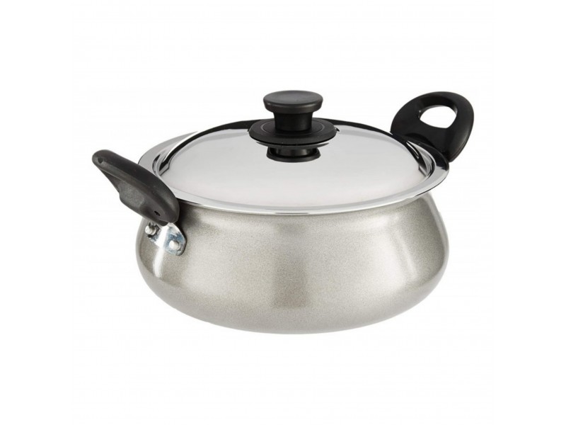 PIGEON GRAVY POT WITH STAIN LESS STEEL LID (9LTR)