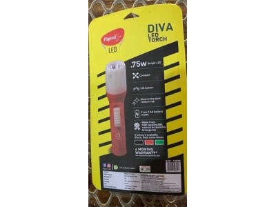 Pigeon Diva Torch or Flashlight (Red)