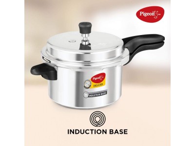 PIGEON CALIDA DELUXE ALUMINIUM PRESSURE COOKER(5LTR)