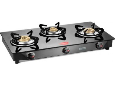 PIGEON CARBON 3 BURNER GAS STOVE