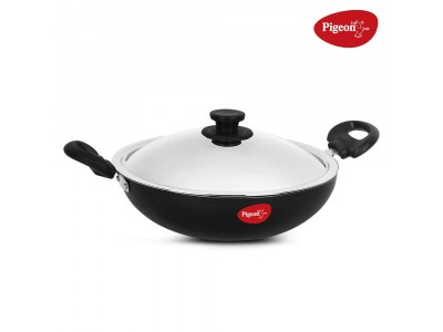 PIGEON KADAI 200 WITH STAINLESS STEEL LID