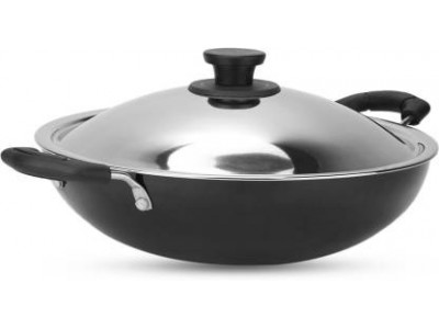 PIGEON KADAI 300 WITH STAINLESS STEEL LID