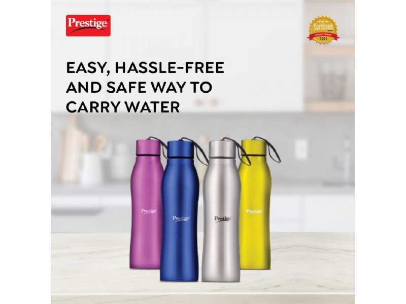 Prestige SS Water Bottle 750ml (Stainless Steel)