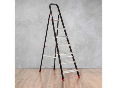 Prestige Clean Home PCBL Step-on Ladders, 7 Steps