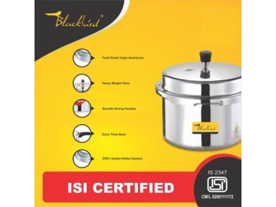 Rallison Black Bird Aluminium Pressure Cooker 5L